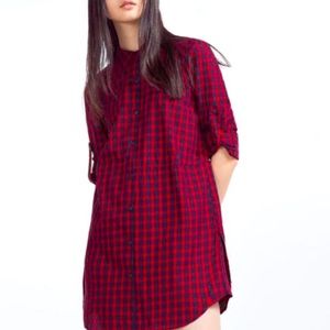 Zara Plaid dress